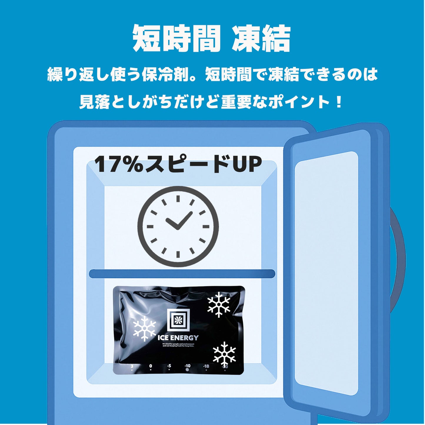 保冷剤を再開発! アイスエナジー 500 |-10℃ |熱交換して周りを冷やす|複数購入割引あり - OTONA-MONO