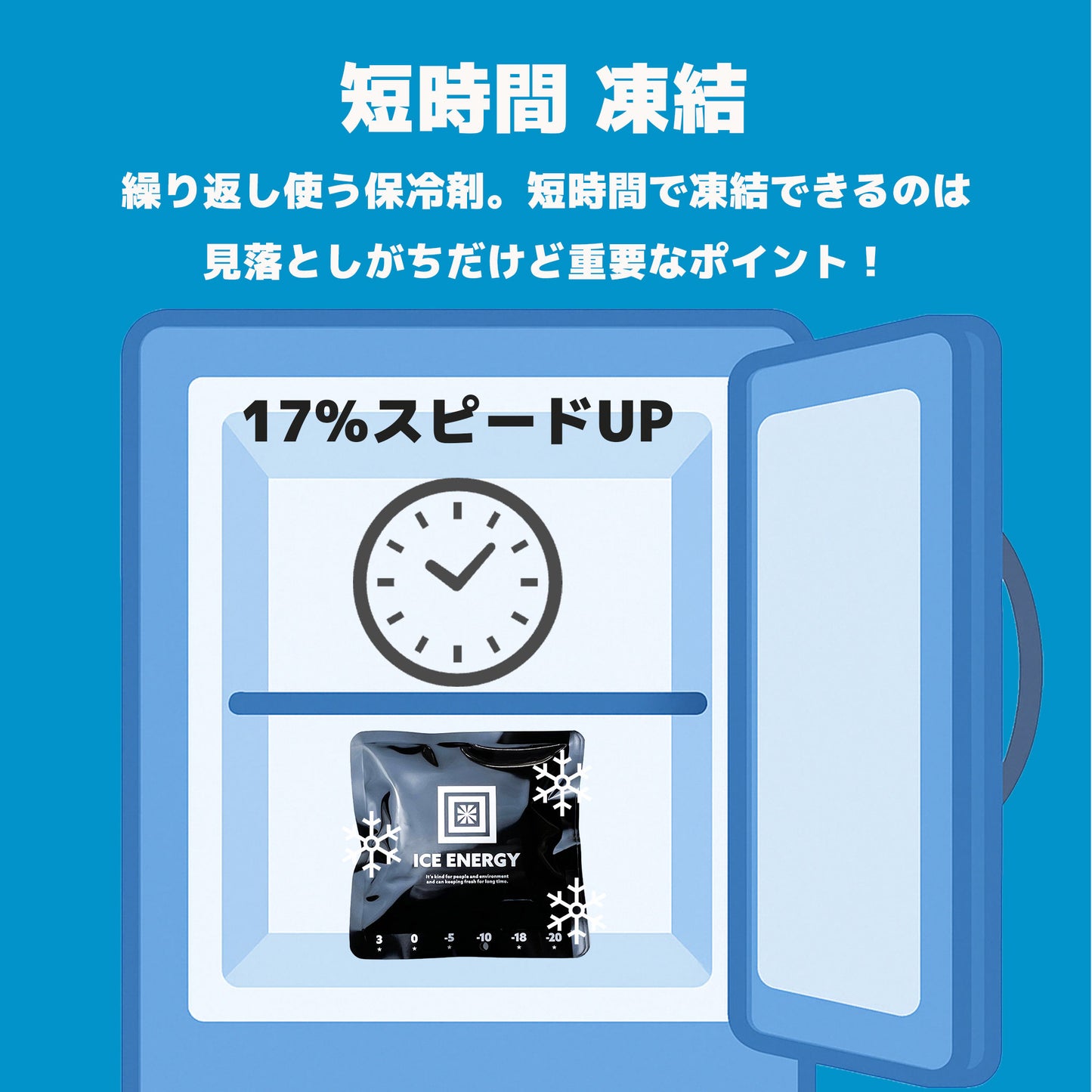 お弁当の保冷に最適! アイスエナジー 300g |-10℃でしっかり冷却|複数購入割引あり - OTONA-MONO