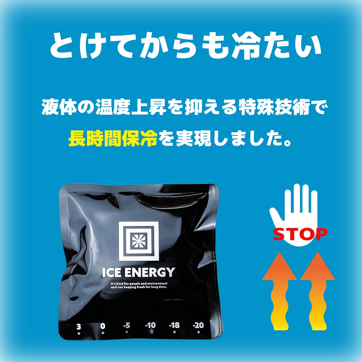 お弁当の保冷に最適! アイスエナジー 300g |-10℃でしっかり冷却|複数購入割引あり - OTONA-MONO