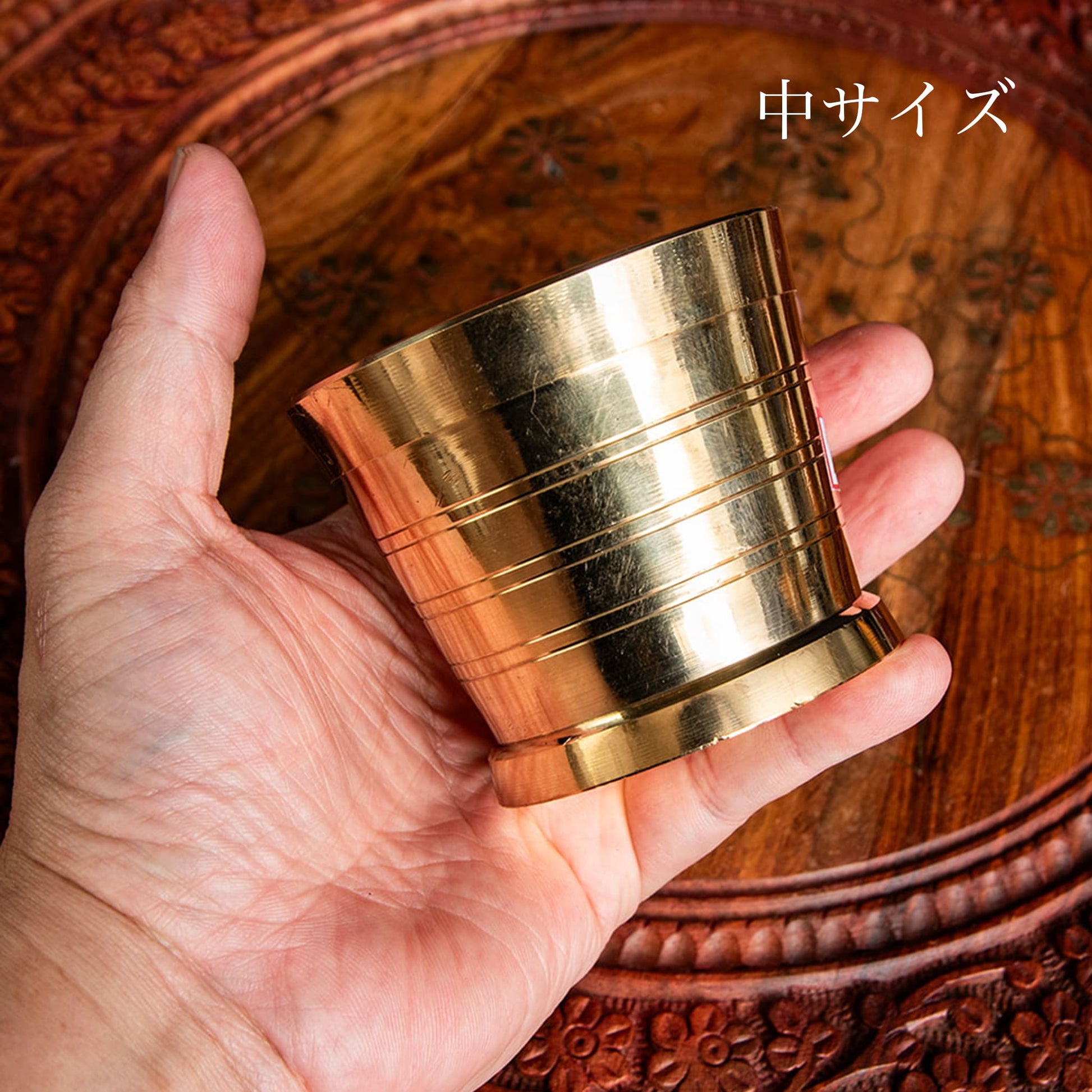 圧倒的に香るスパイス作りに　真鍮スパイスグラインダー ｜インド製｜ - OTONA-MONO