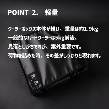 Re:NASOV × ICE ENERGY アイスエナジー専用クーラーボックス｜折りたたみ｜３０リットル - OTONA-MONO