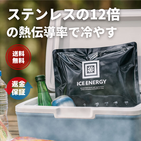 【返金保証付き】アイスエナジー 500 ｜ -10℃ 保冷剤 日本製｜複数購入割引｜送料無料