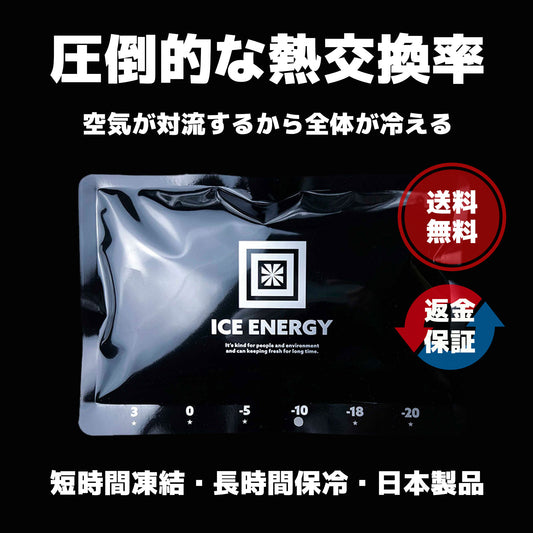 【返金保証付き】アイスエナジー 500 ｜ -10℃ 保冷剤 日本製｜複数購入割引｜送料無料 - OTONA-MONO