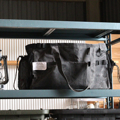 ワックスドキャンバ ス ツールバッグ レクト