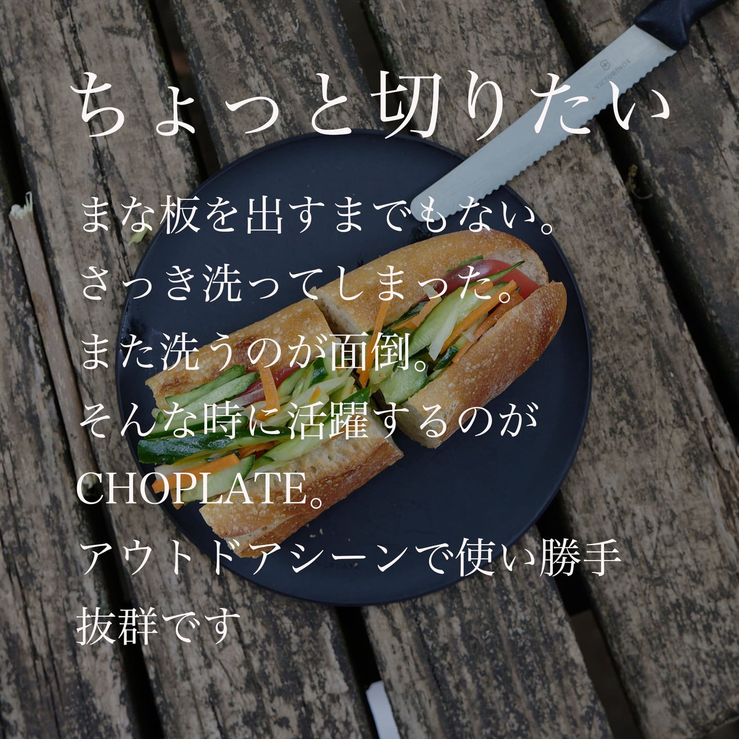 まな板がいらなくなるお皿 CHOPLATE - OTONA-MONO