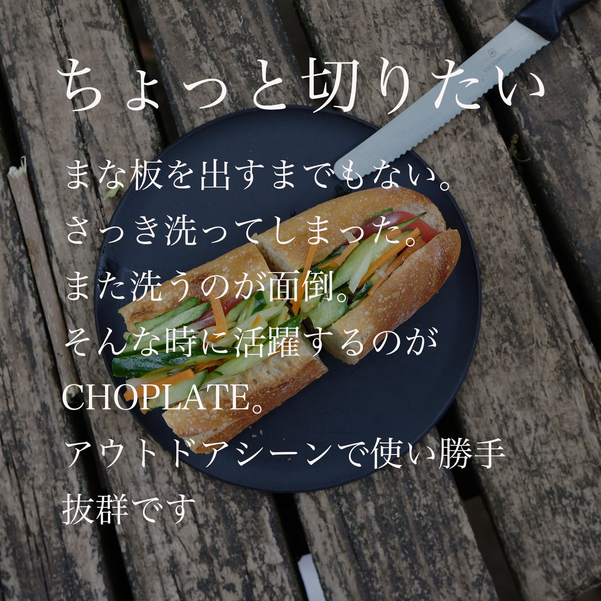 まな板がいらなくなるお皿 CHOPLATE - OTONA-MONO